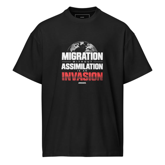 Migration Without Assimilation Oversized Tee