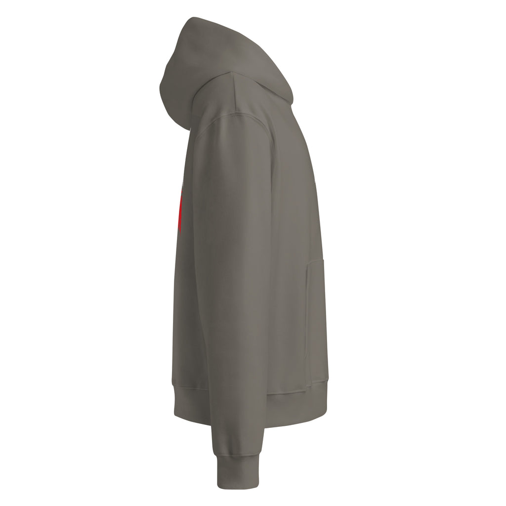 Immigration & Assimilation Oversized Hoodie in Asphalt