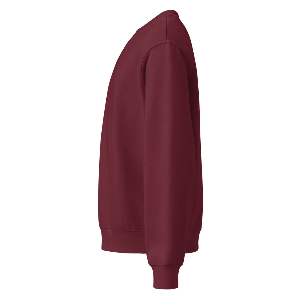 Freedom Is Not Free Crewneck in Maroon